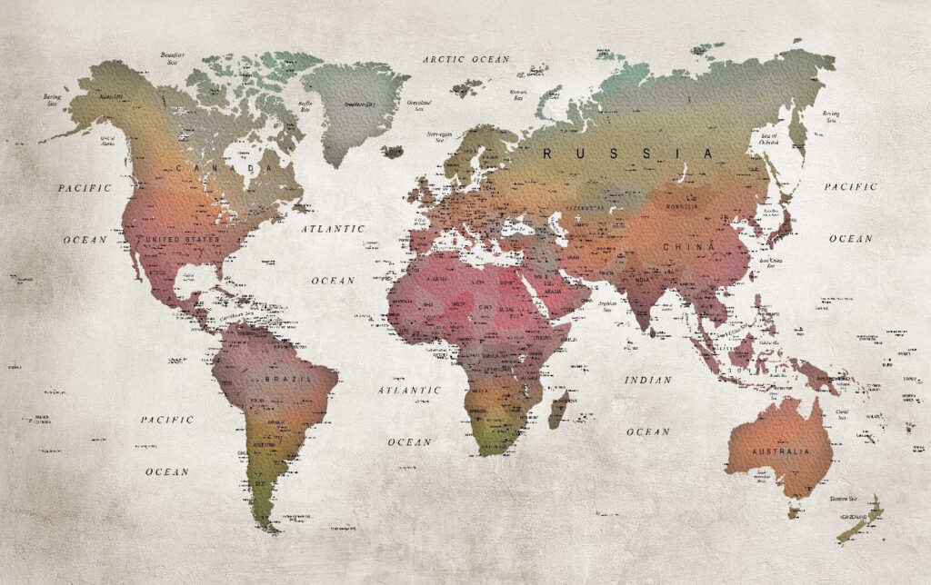 Mapa del mundo terroso — diseño completo