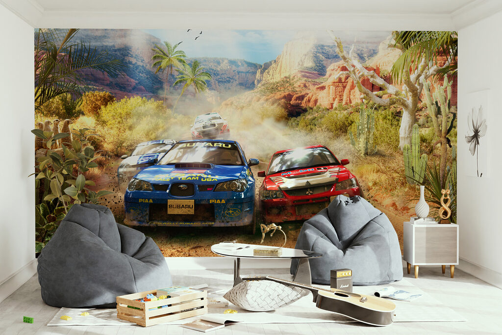 Rally por camino polvoriento — interior 5