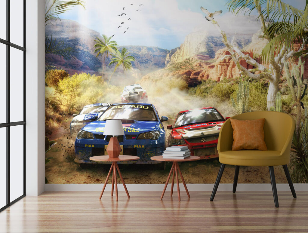 Rally por camino polvoriento — interior 4