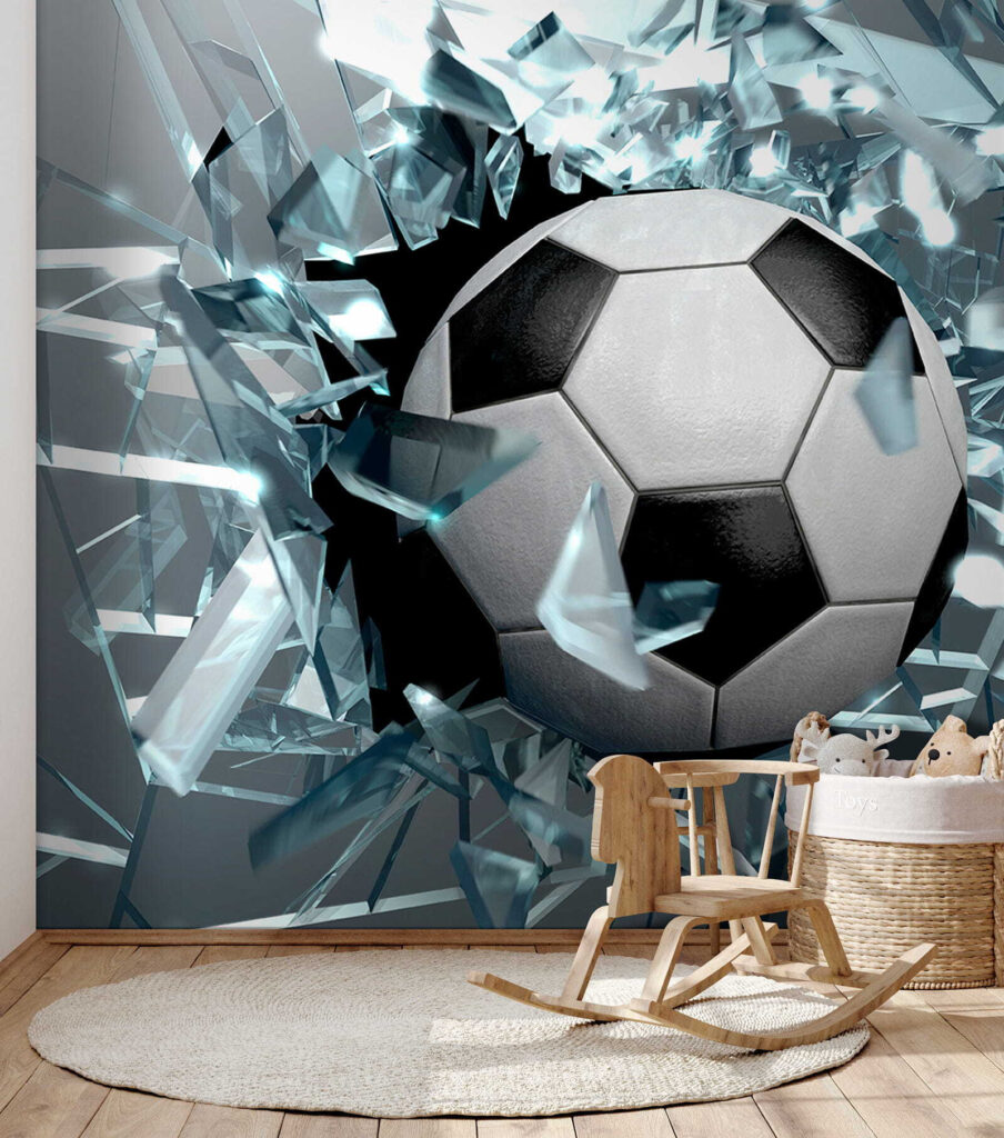 Balón entre fragmentos — interior 3