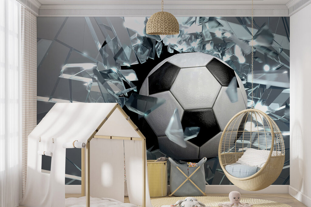 Balón entre fragmentos — interior 10