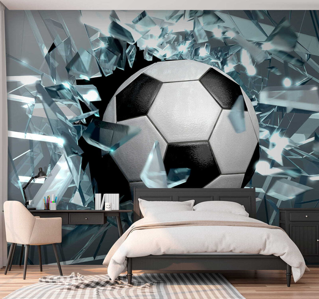 Balón entre fragmentos — interior 2