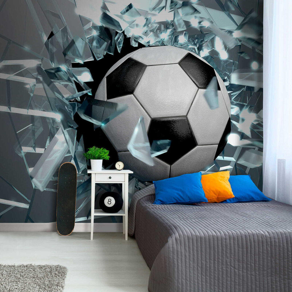 Balón entre fragmentos — interior 5