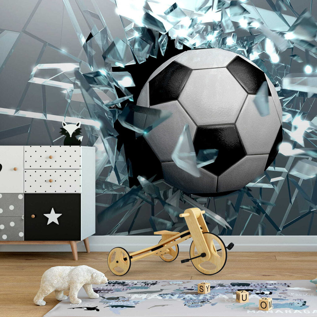 Balón entre fragmentos — interior 6