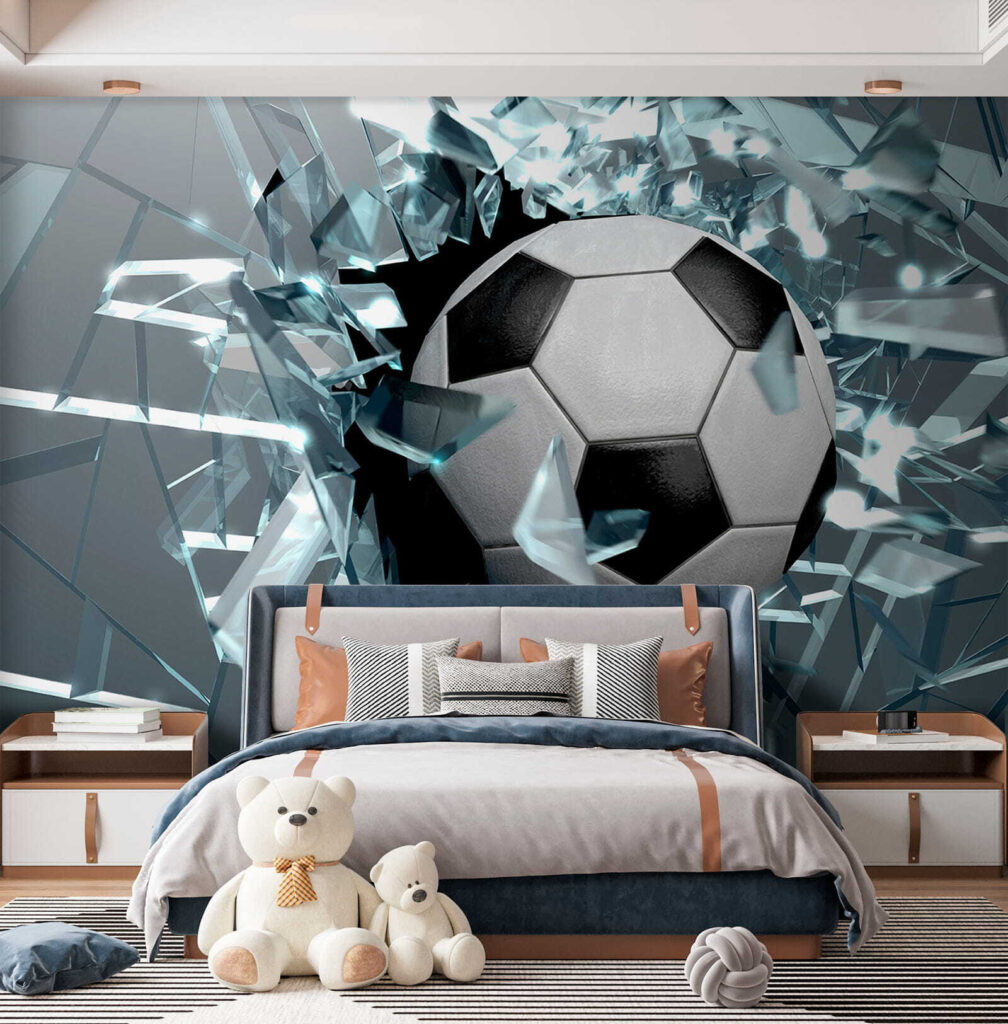 Balón entre fragmentos — interior 8