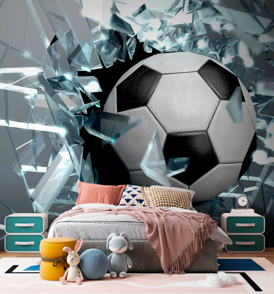 Balón entre fragmentos — interior 9