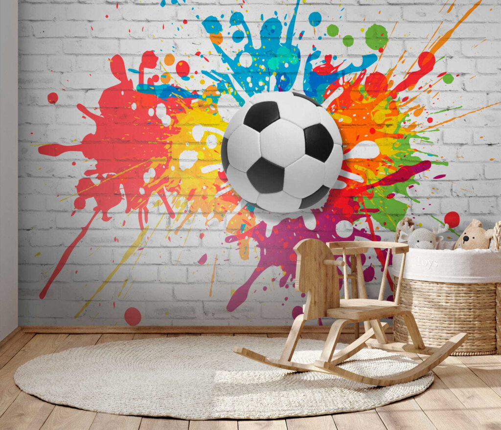 Balón entre salpicaduras — interior 6