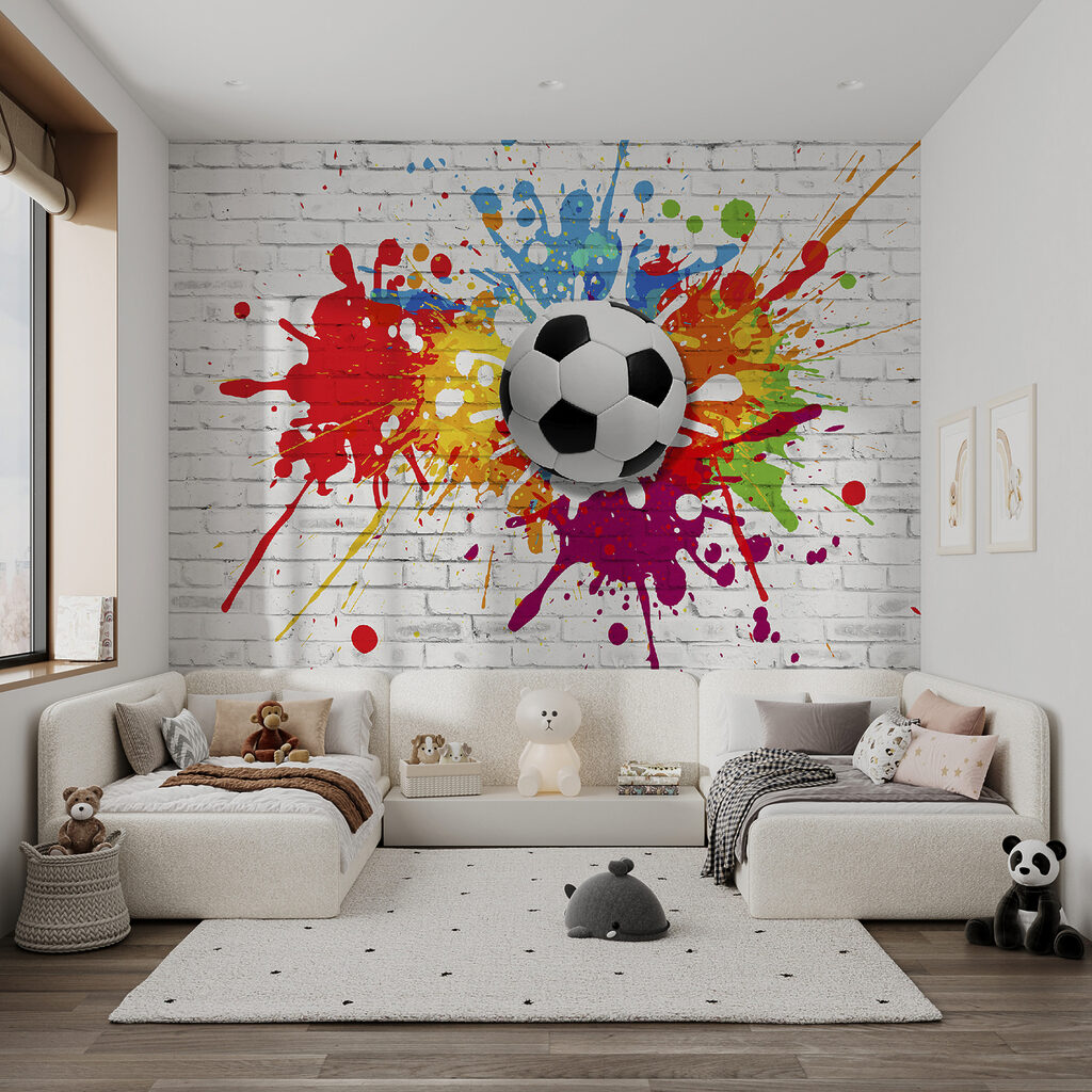 Balón entre salpicaduras — interior 11