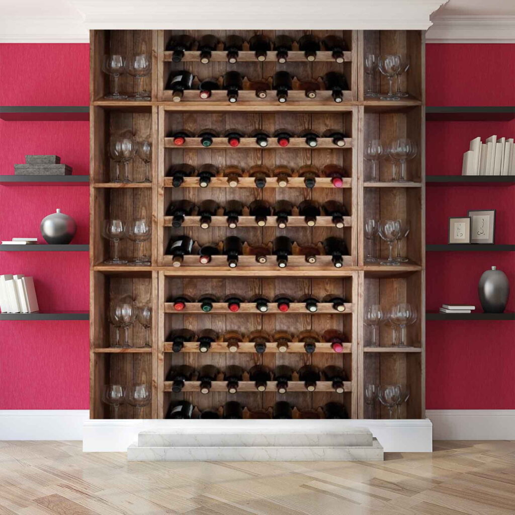 Vino para guardar en un interior