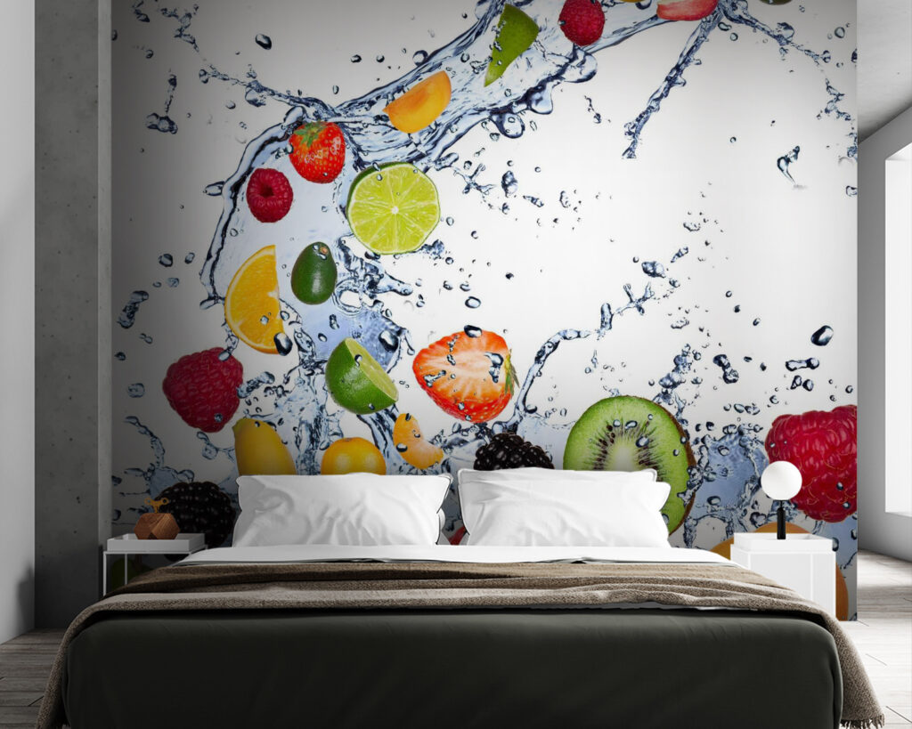 Fruta salpicada de agua — interior 1