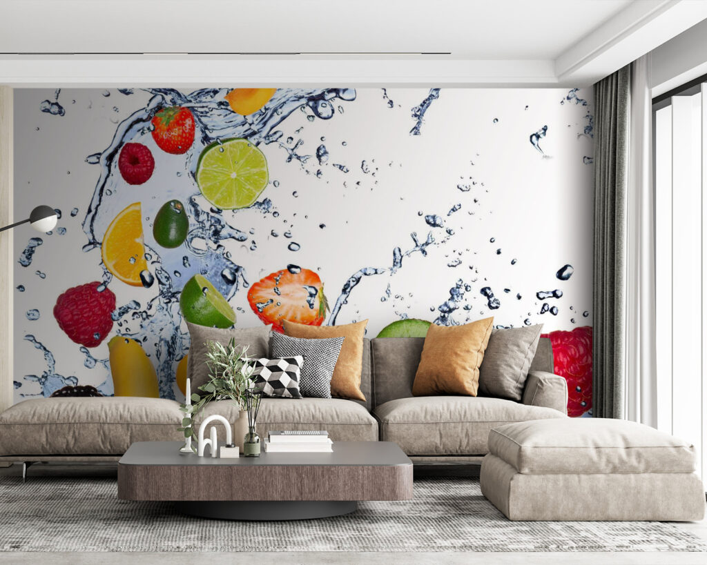 Fruta salpicada de agua — interior 2