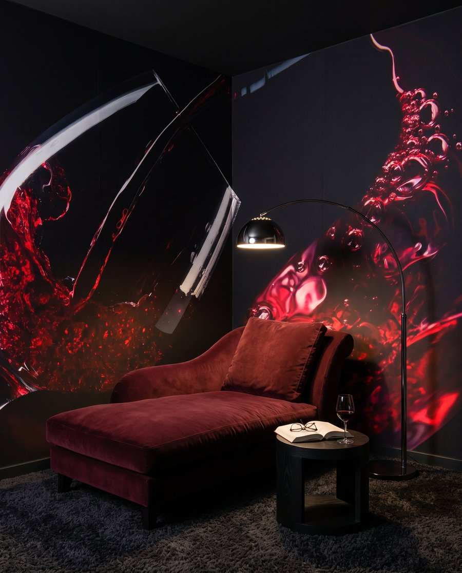 Vino tinto en movimiento — interior 4