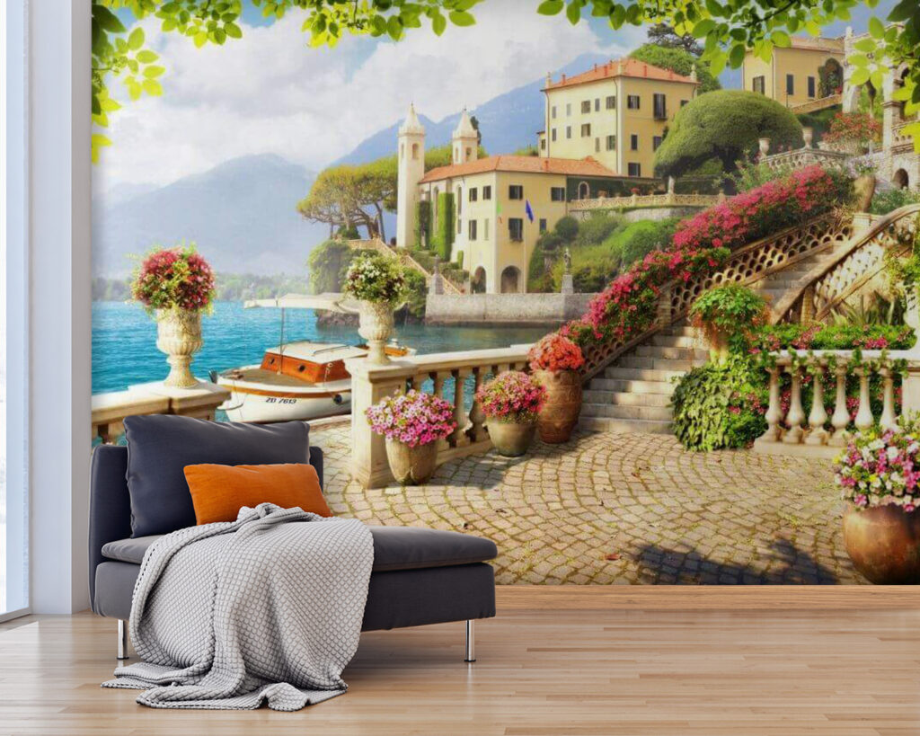 Terraza florida y costa — interior 2