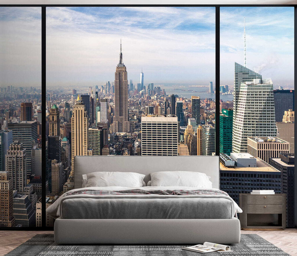 Manhattan tras marcos negros — interior 2