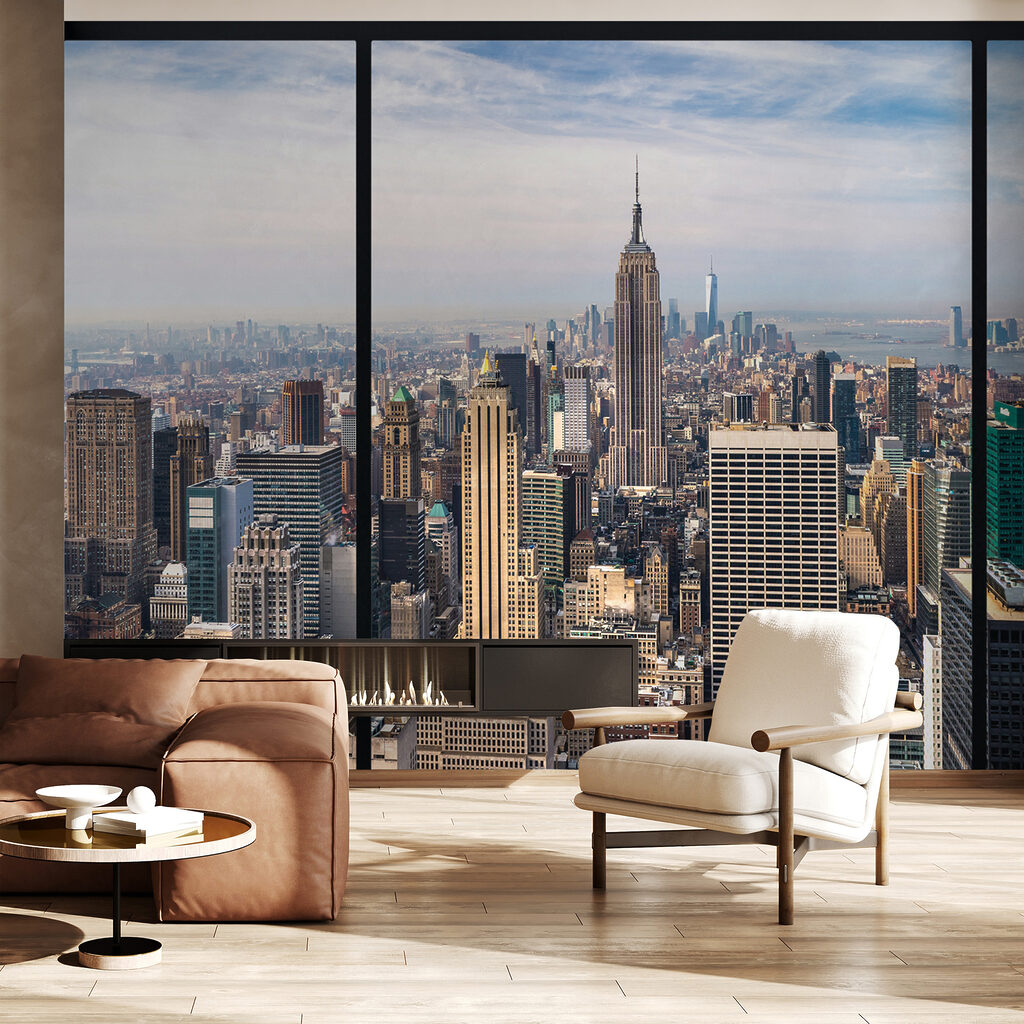 Manhattan tras marcos negros — interior 7