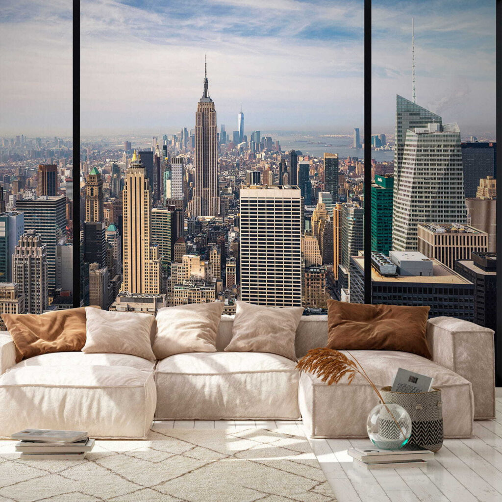 Manhattan tras marcos negros — interior 4