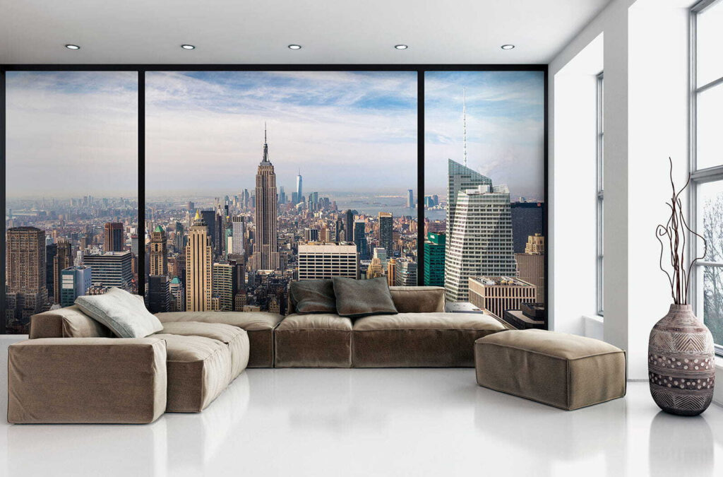 Manhattan tras marcos negros — interior 5