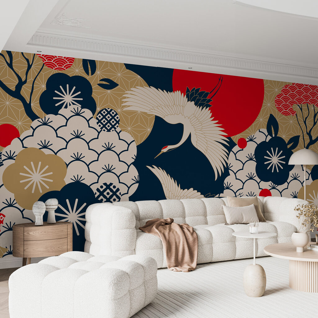 Grullas entre flores — interior 4