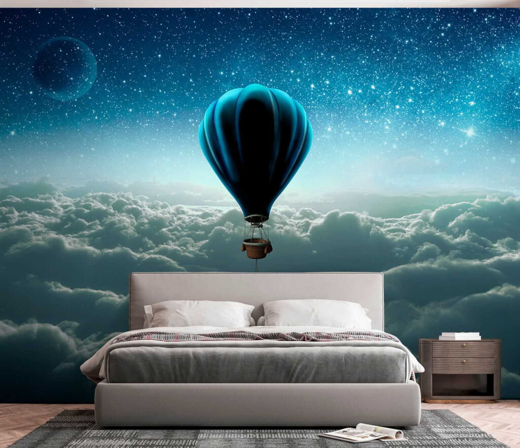 Globo bajo las estrellas — interior 2