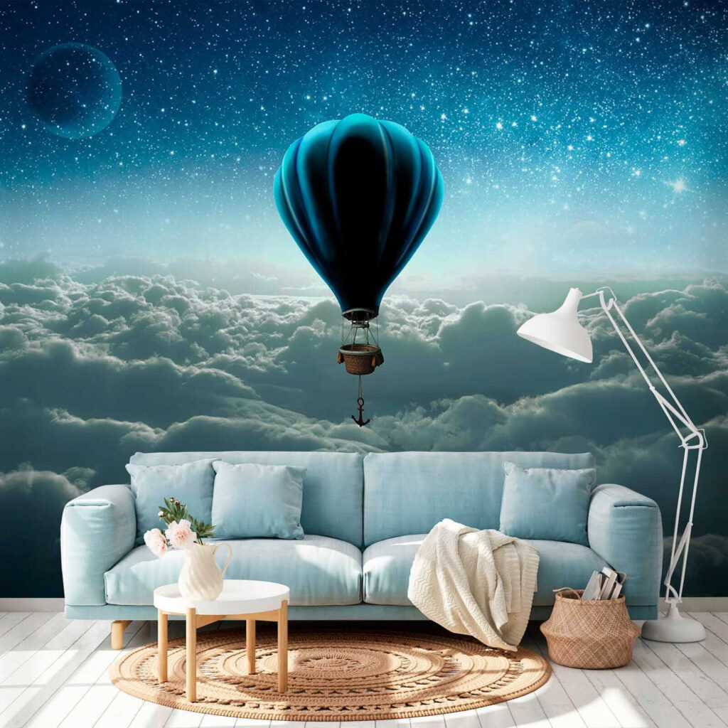 Globo bajo las estrellas — interior 4