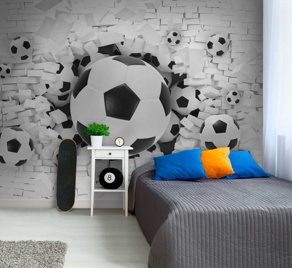 Balones atravesando el muro — interior 2