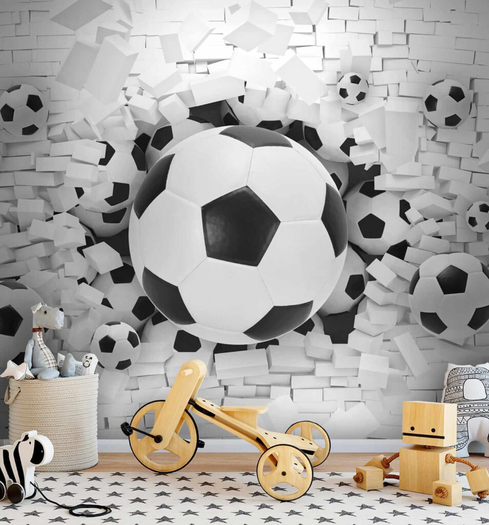 Balones atravesando el muro — interior 3