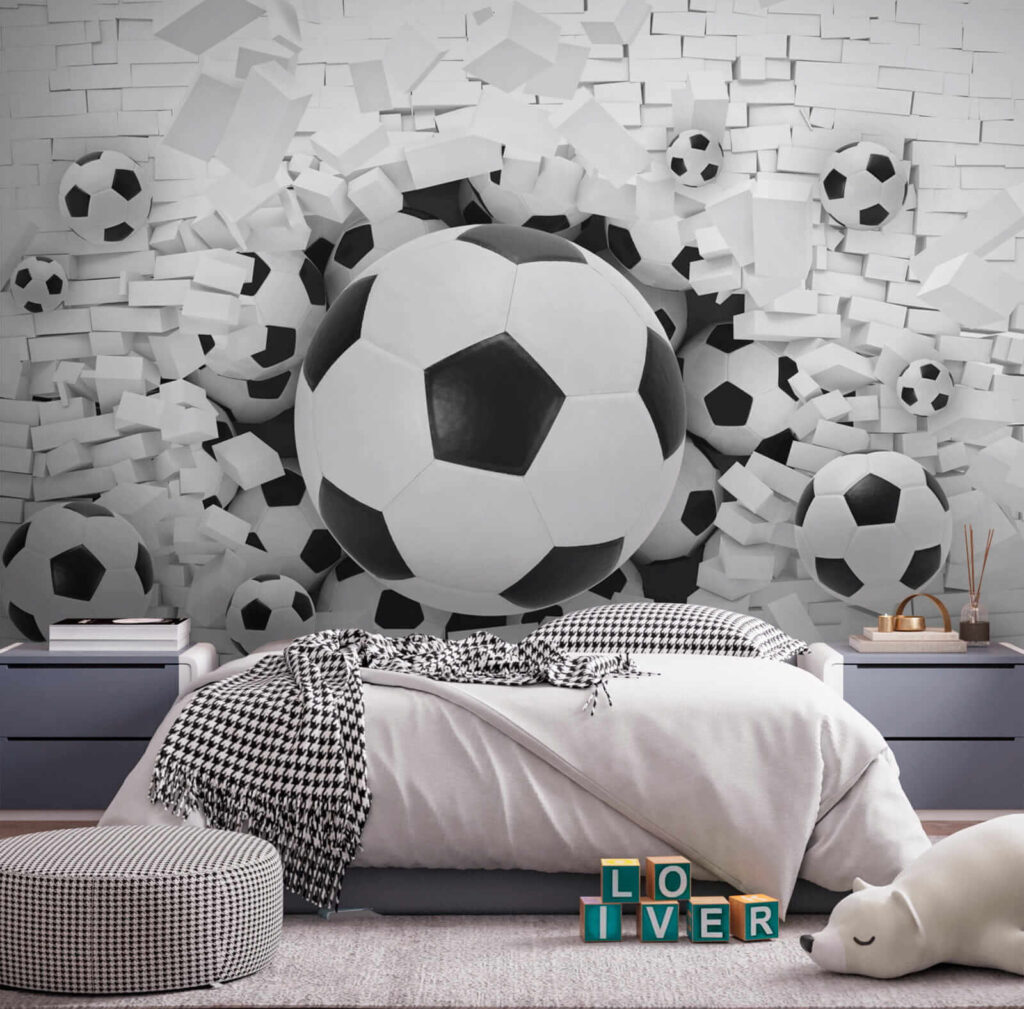 Balones atravesando el muro — interior 4