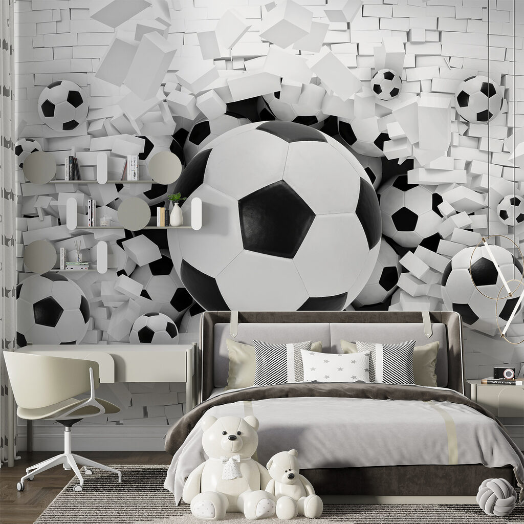 Balones atravesando el muro — interior 9