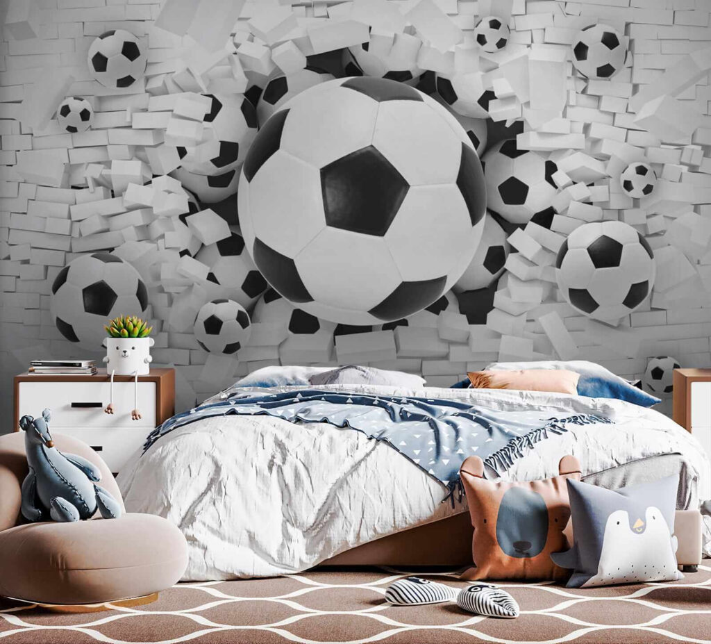 Balones atravesando el muro — interior 6