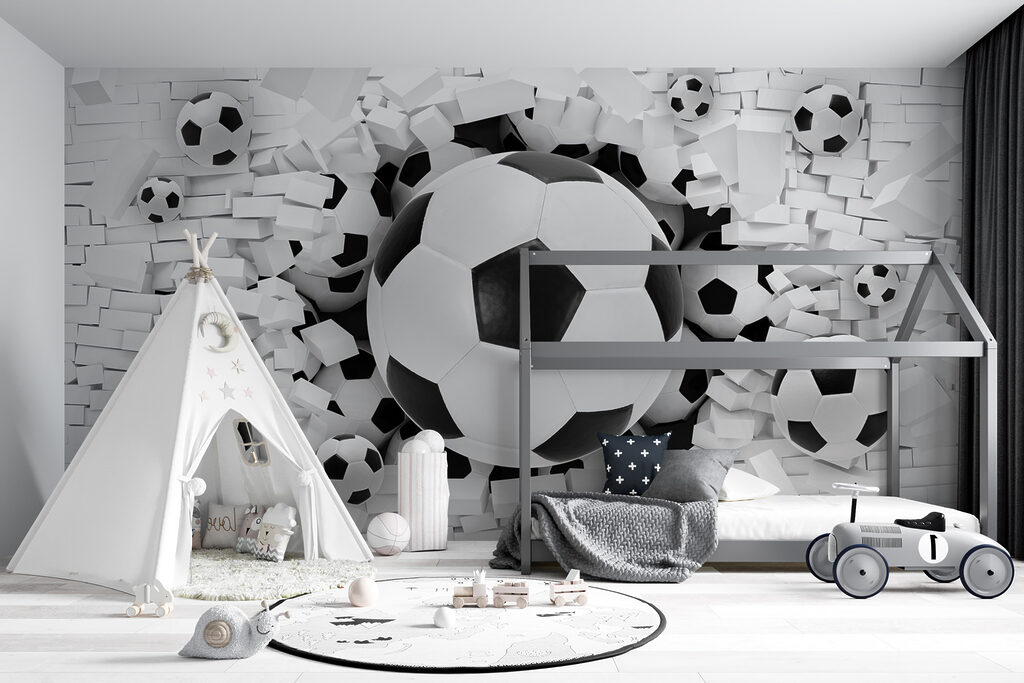 Balones atravesando el muro — interior 10