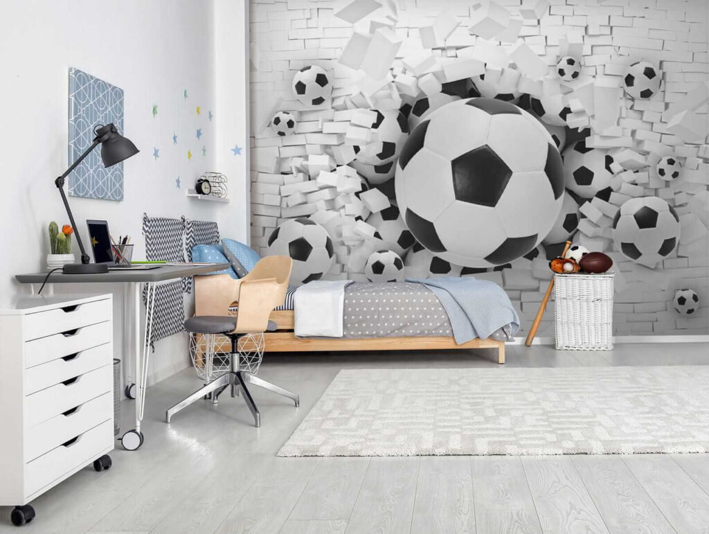 Balones atravesando el muro — interior 8