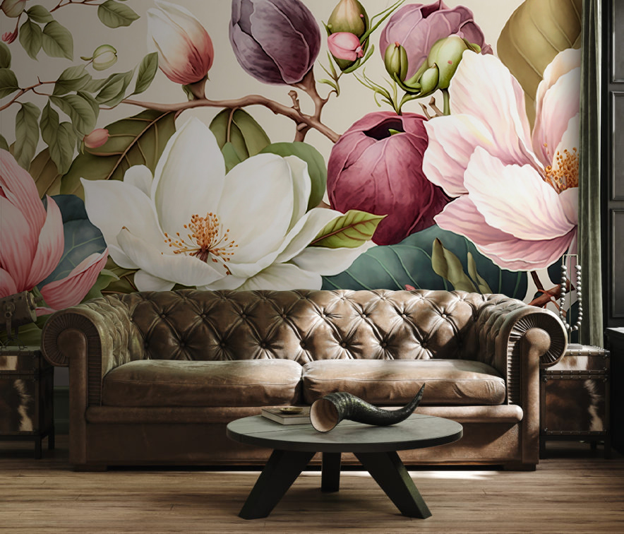 Magnolias muy juntas — interior 1