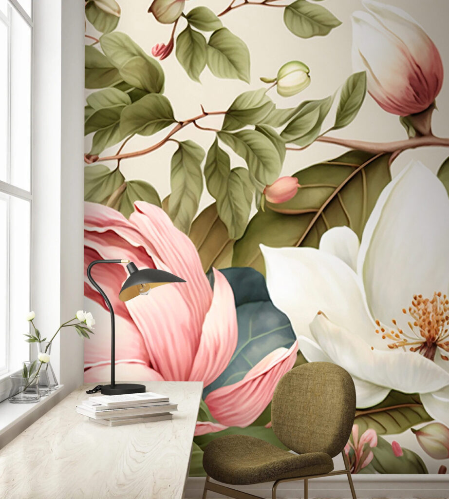 Magnolias muy juntas — interior 3