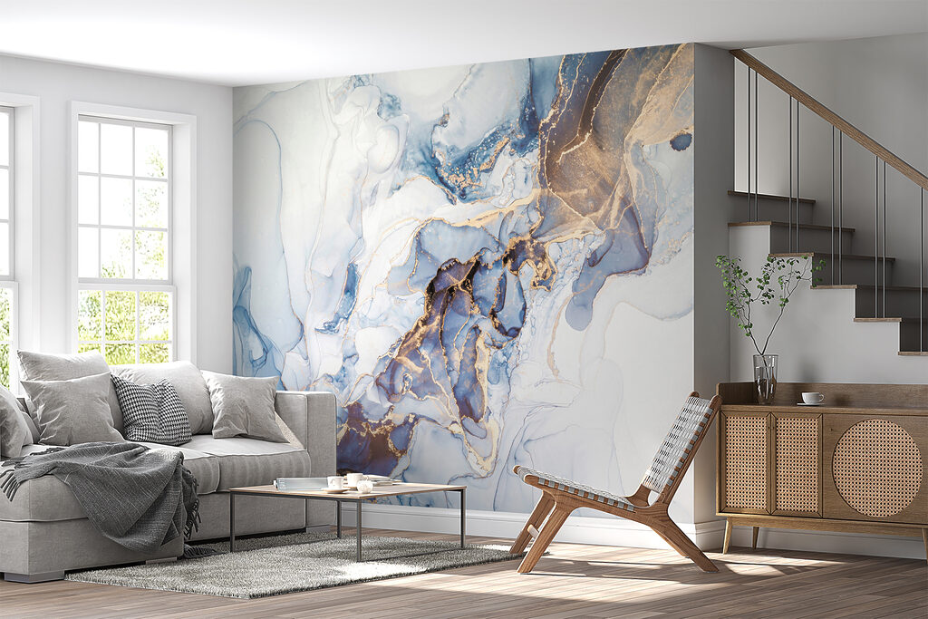 Río azul de vetas — interior 4