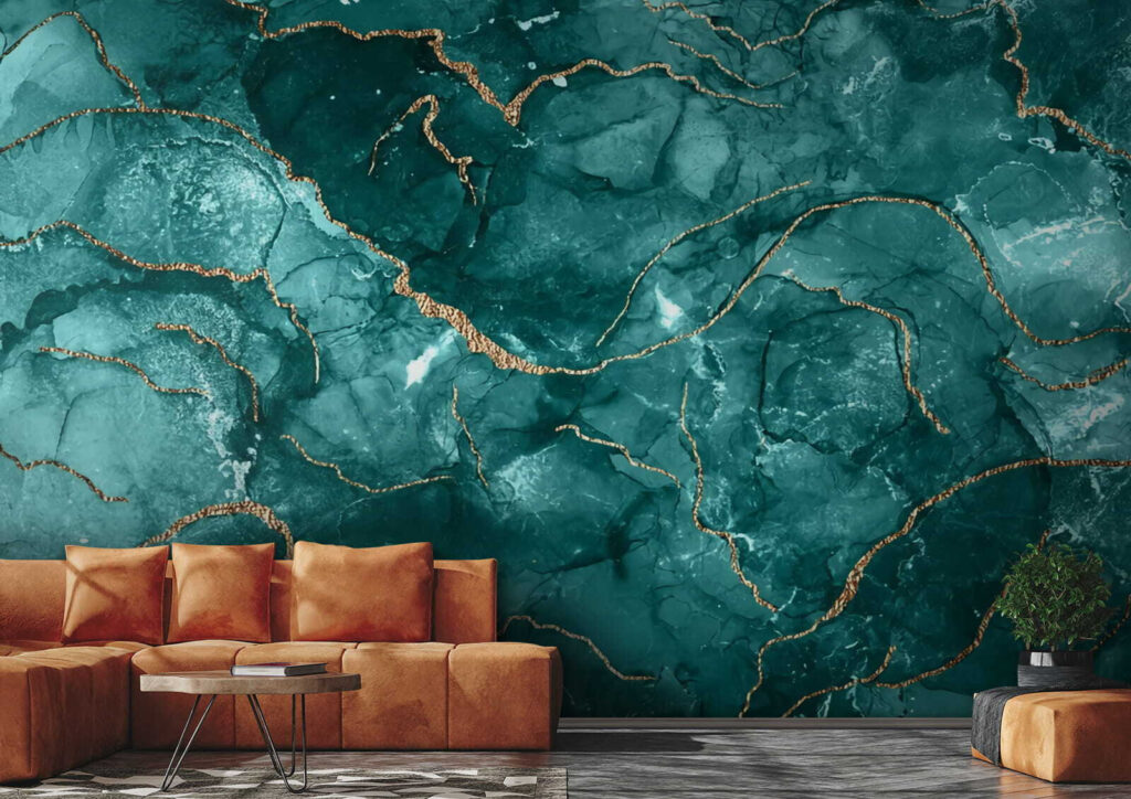 Celdas turquesa con vetas — interior 2