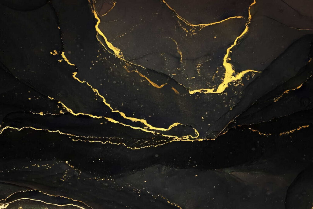 Vetas doradas sobre piedra — diseño completo