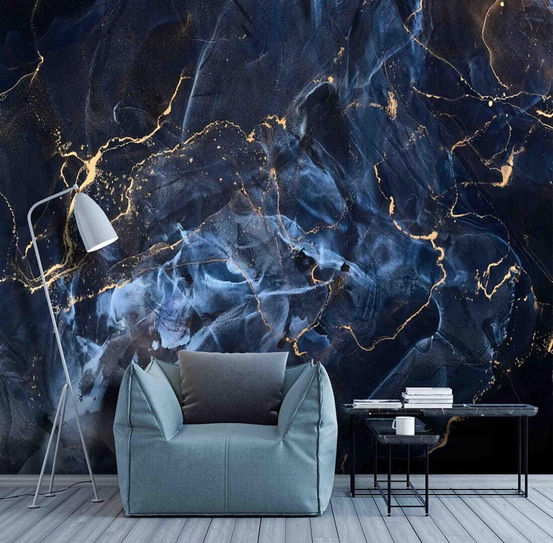 Corrientes azules con oro — interior 2
