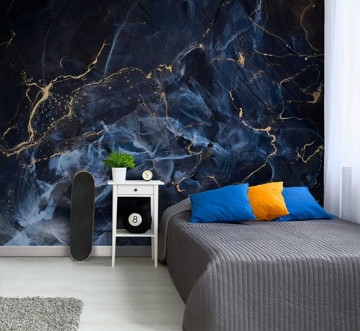 Corrientes azules con oro — interior 3