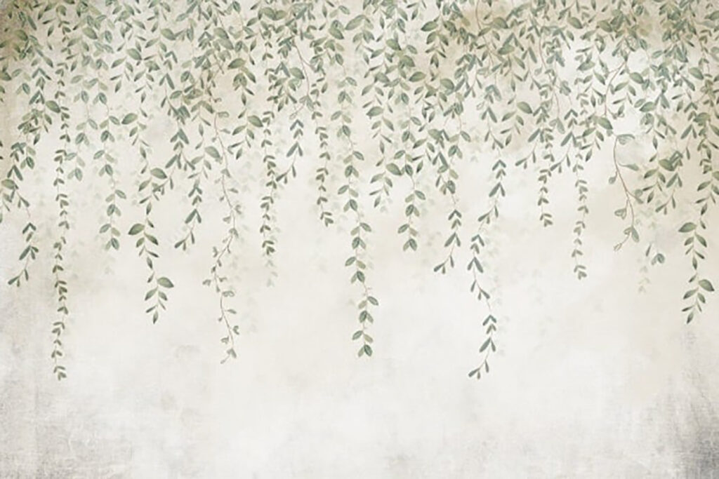 Ramas colgantes del borde — diseño completo