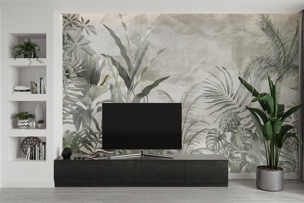 Jardín en verde grisáceo — interior 4