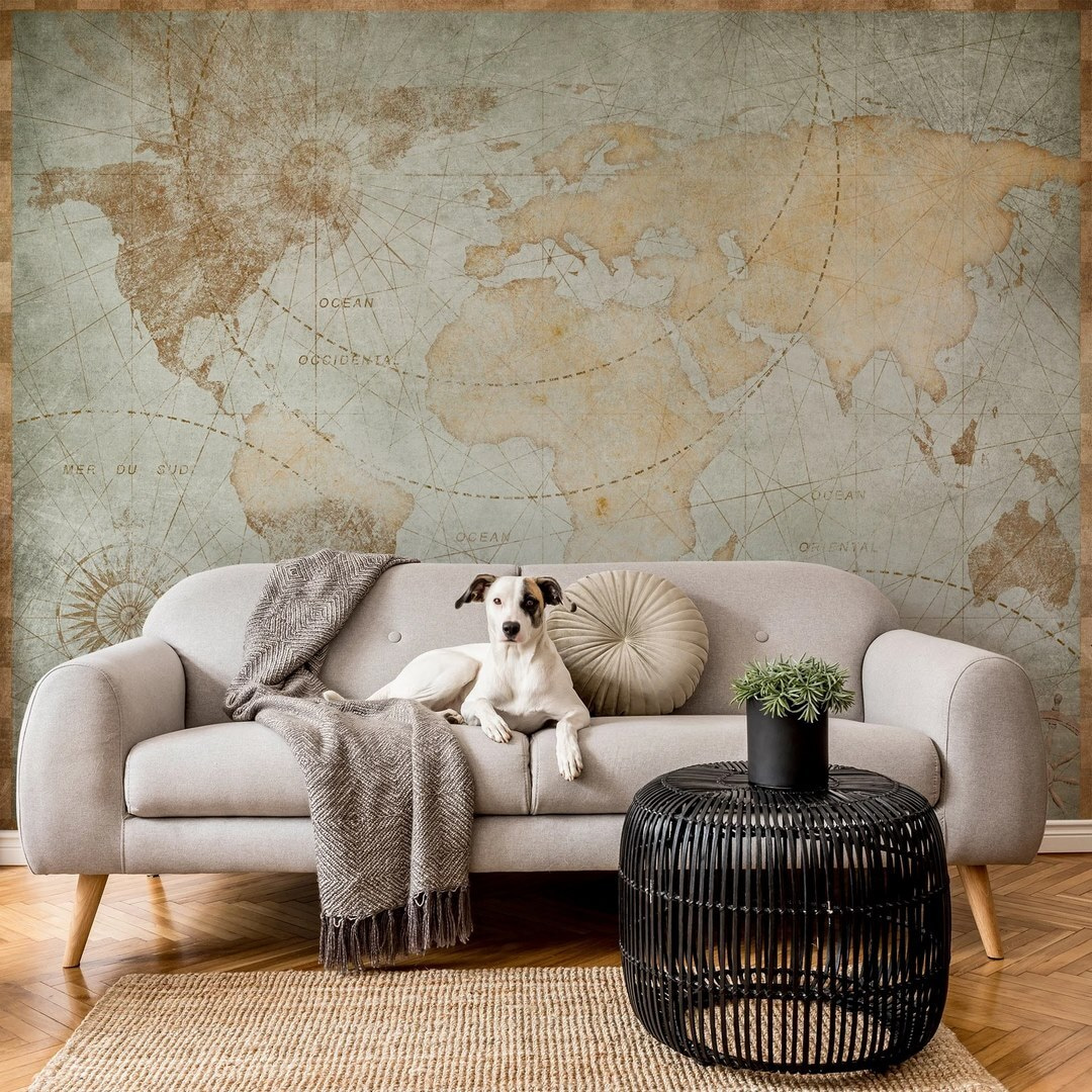 Mapa antiguo del mundo — interior 2