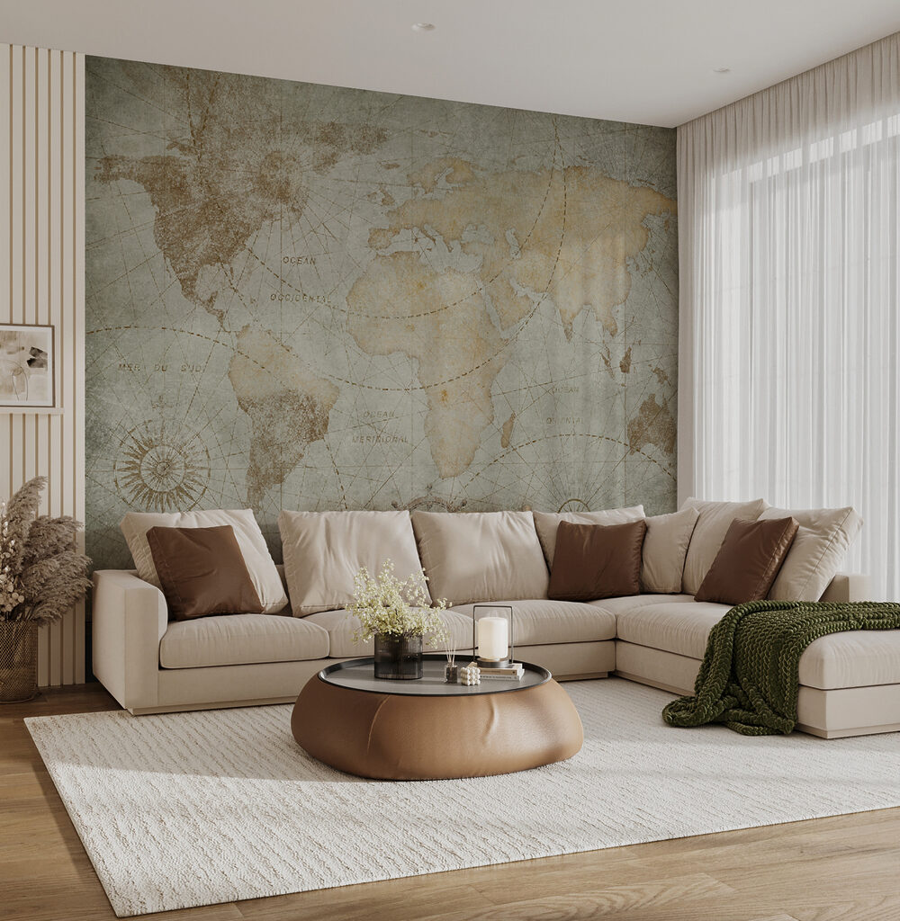 Mapa antiguo del mundo — interior 4