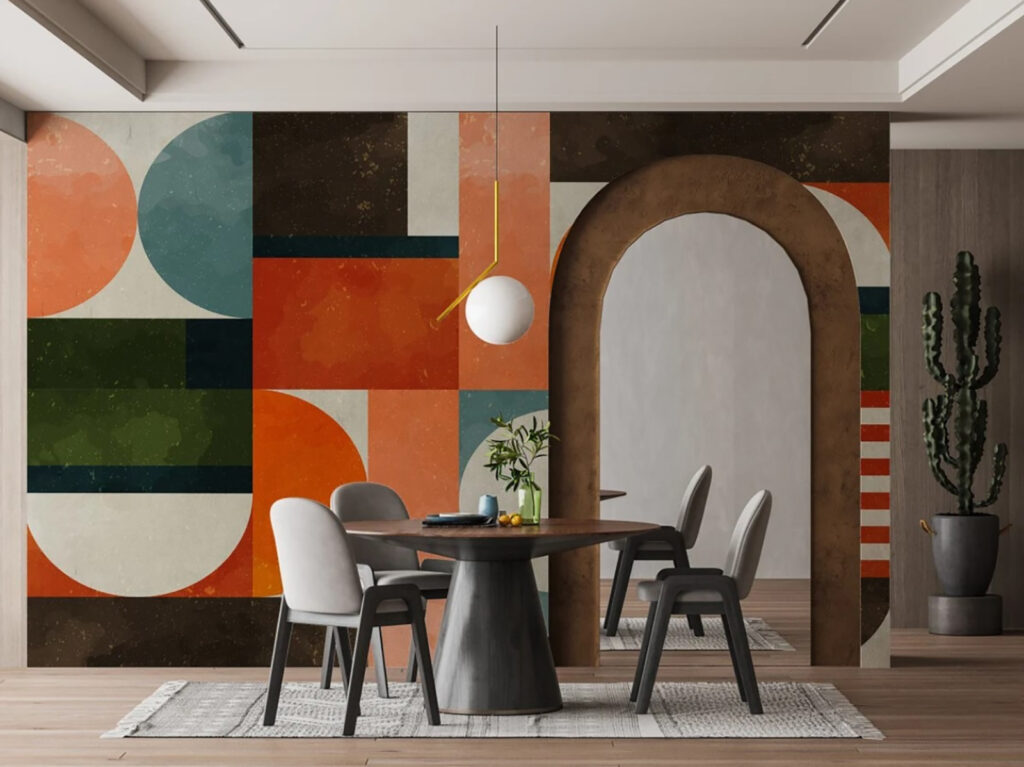 Medios círculos de colores — interior 1