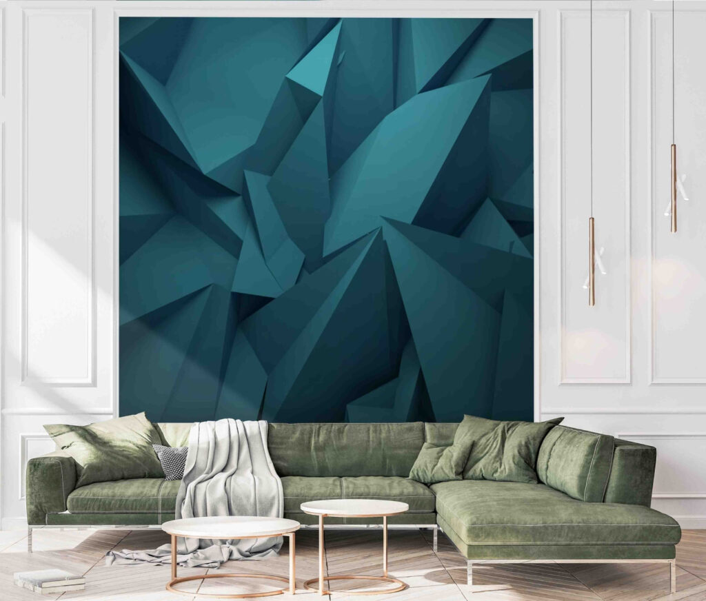 Facetas turquesa con sombra — interior 2
