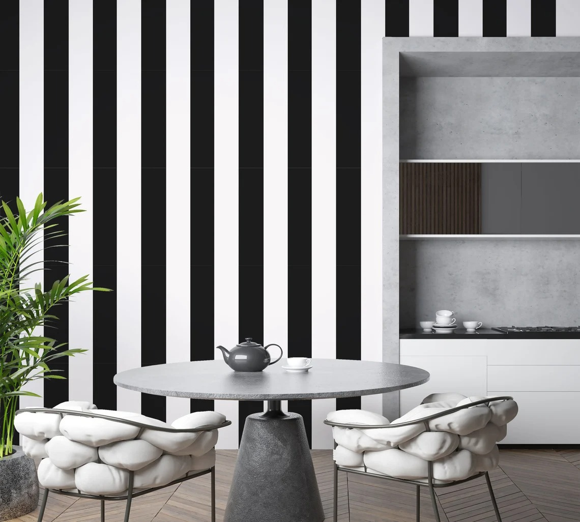 Bandas negras y blancas — interior 2