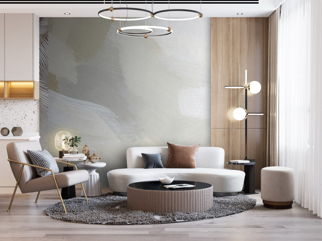 Pinceladas anchas gris crema — interior 3