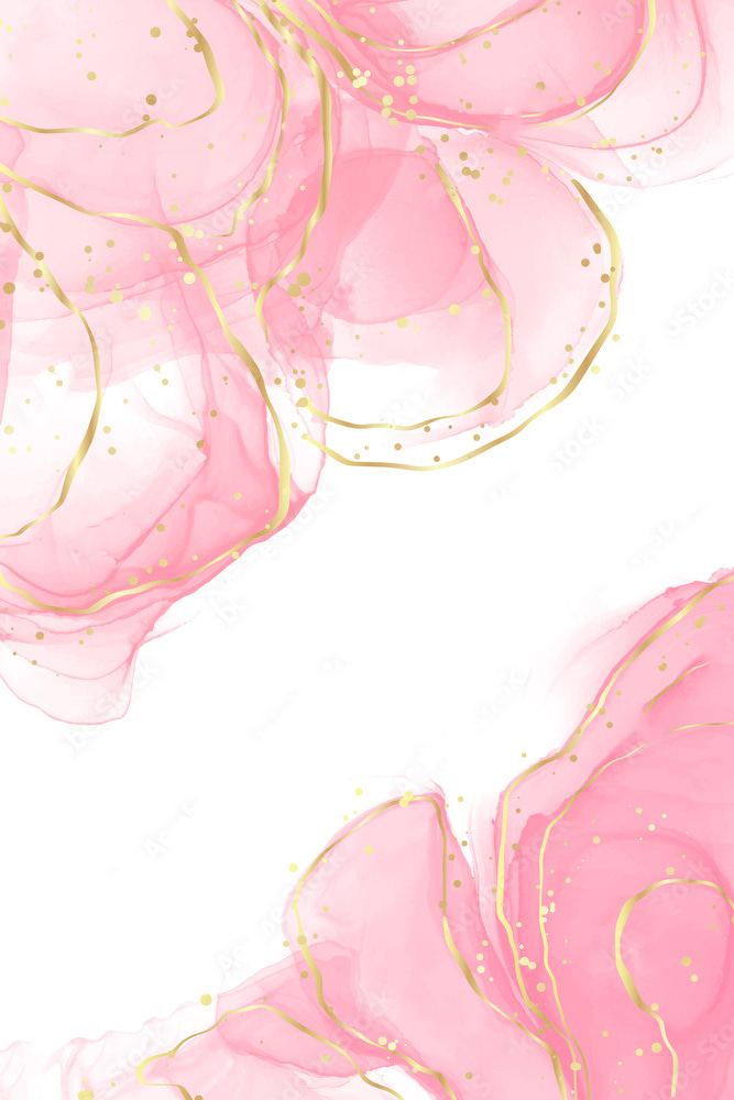 Nubes rosas sobre blanco — diseño completo
