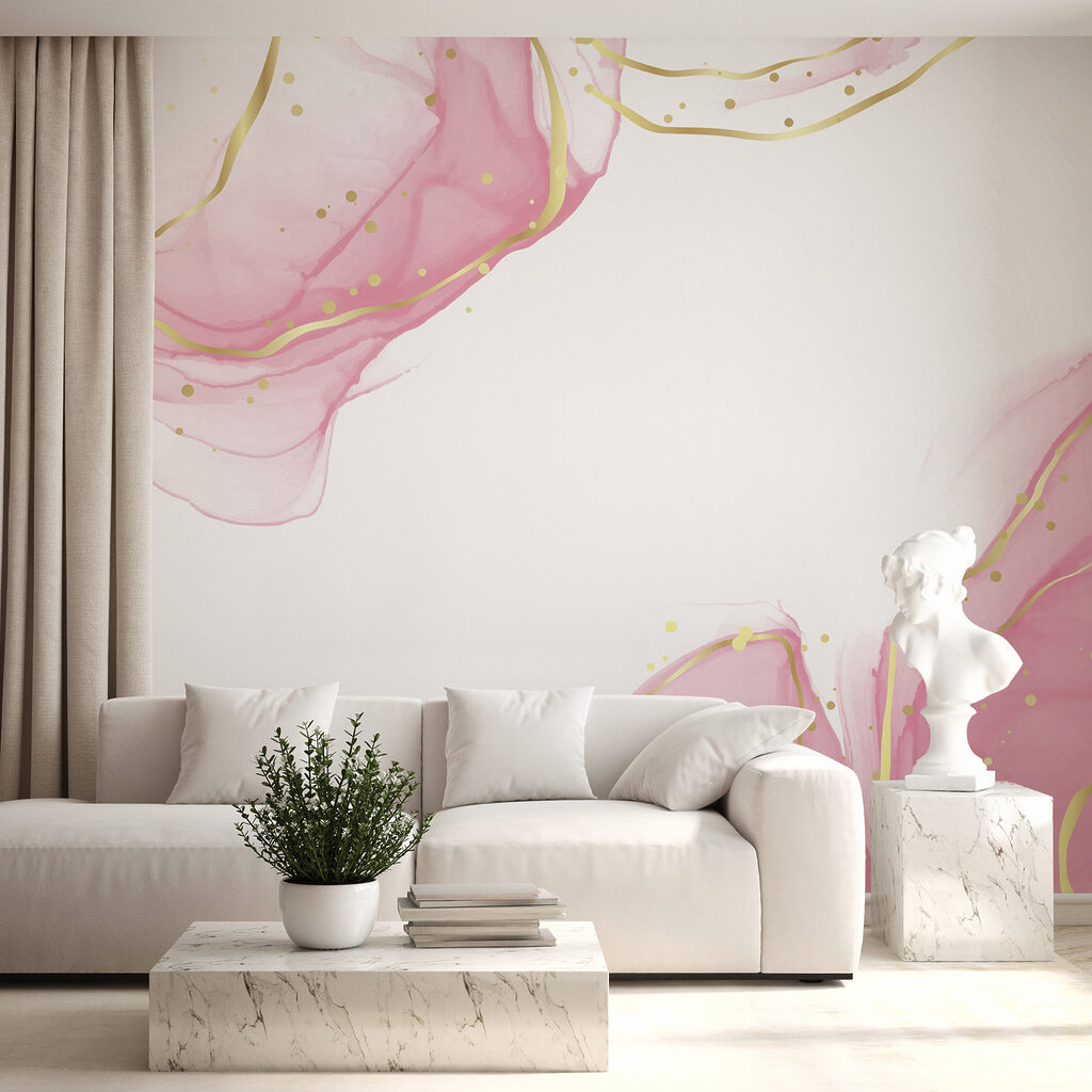 Nubes rosas sobre blanco — interior 4
