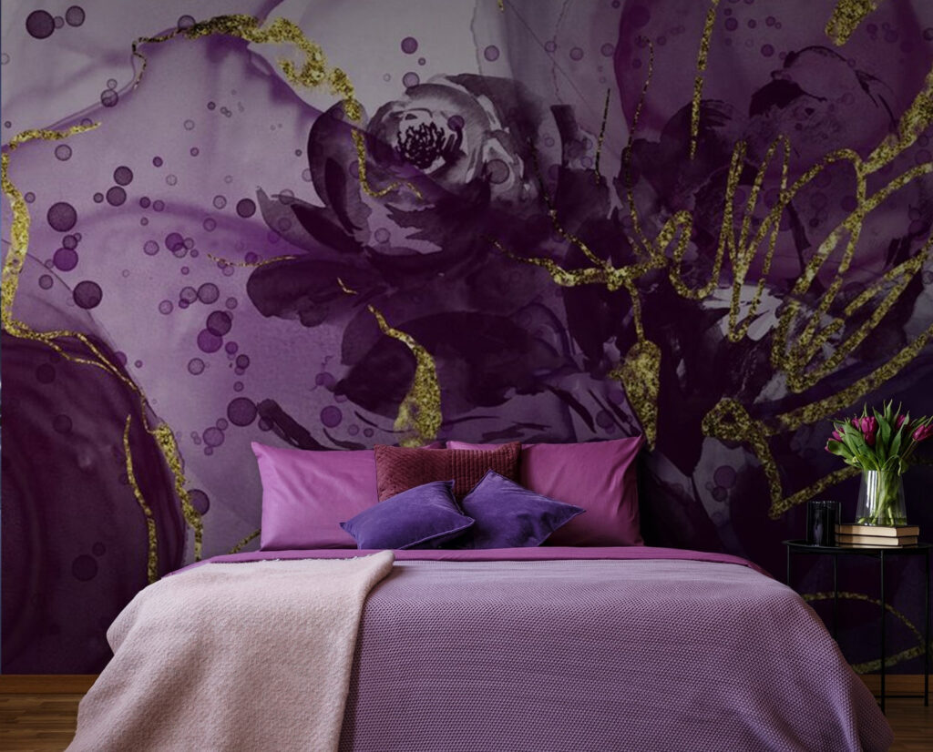 Rosas moradas — interior 2