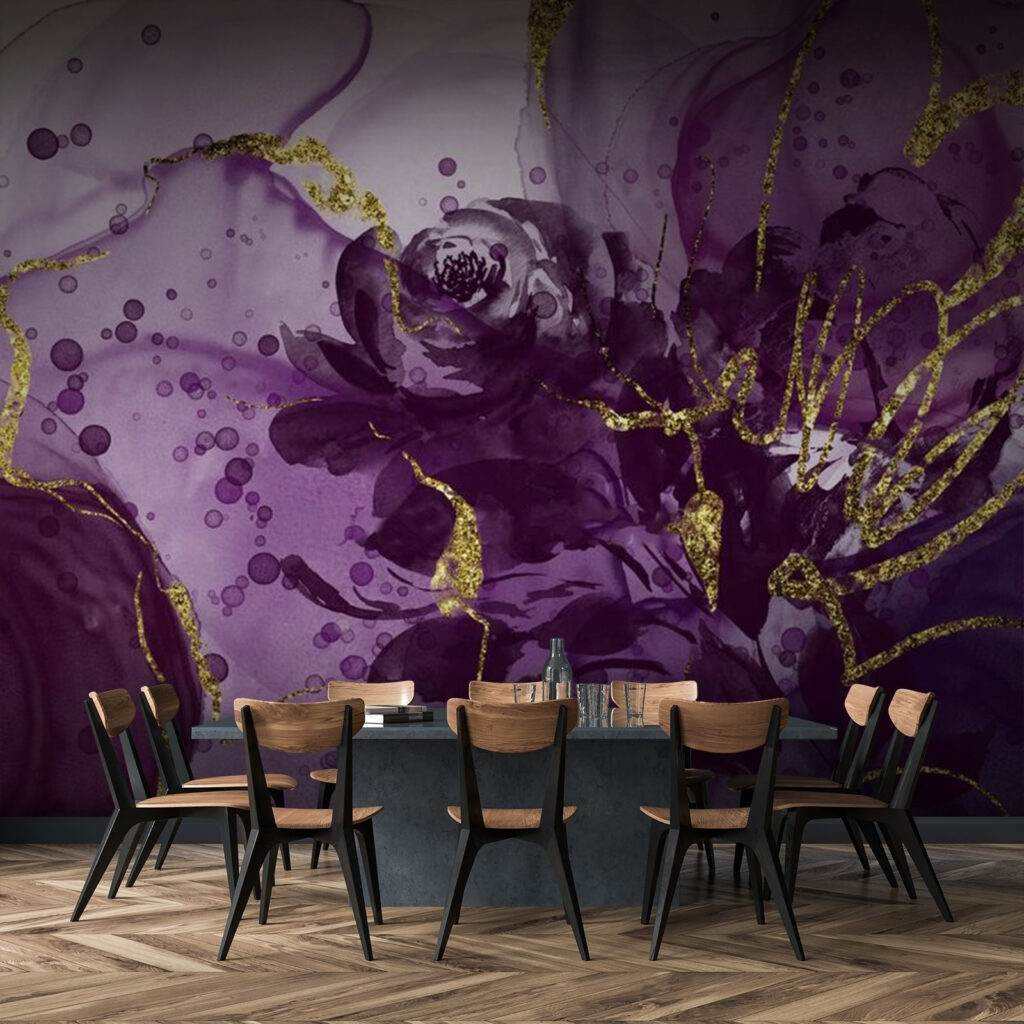 Rosas moradas — interior 3